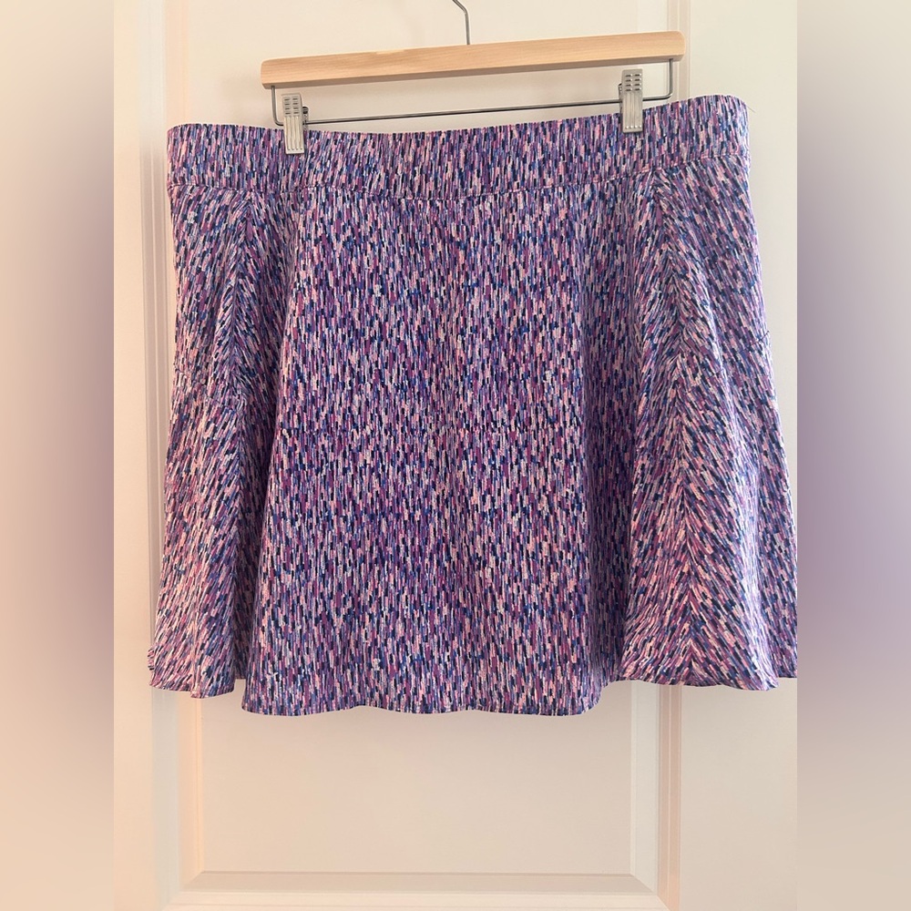 Talbots Multicolor Patterned Skort